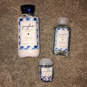 Bath & Body Gingham Set